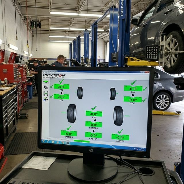 Alinhamento 3D digital na CNC Auto Center São Luís